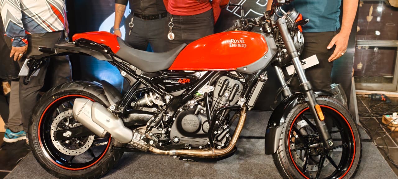 New Royal Enfield  Guerrilla 450 Launch